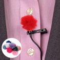 thumbnail image 2 of SHISUYAN 10 pcs Lapel Microphone Wind Muff Furry Microphone Windscreen Mic Wind Screen, 2 of 7