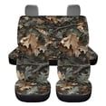 thumbnail image 6 of KUIFORTI Soft Car Seat Covers Front and Rear Seat Protector Hunting Camo Car Accessories for Women Easy to Install Auto Car Front Seat Covers Universal Fit Trucks SUVs Sedans, 6 of 6