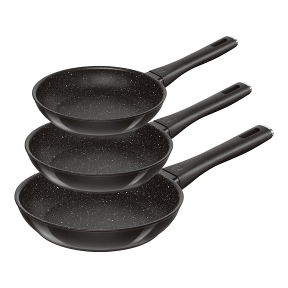 ZWILLING Marquina 3 Piece Aluminum Fry Pan Set