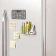 thumbnail image 5 of Magnetic Pen Holder Clear plastic Dry Erase Marker Holder Magnetic Whiteboard Marker Holder Magnetic Marker Holder Wall Mount Whiteboard Marker Organizer Classroom Supplies,BX2, 5 of 7