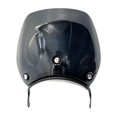 thumbnail image 2 of Parabrisas extendido para motocicleta, deflector, pantalla frontal de alto rendimiento y elegante. Negro, 2 of 9