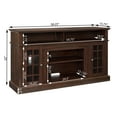 thumbnail image 6 of PAPROOS TV Stand for 65 Inch TV, Farmhouse Entertainment Center with 2 Doors & Adjustable Shelves, TV Console Table Media Console Cabinet for Living Room, Espresso, 6 of 6