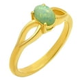 thumbnail image 5 of 18K Gold Over Brass Fire Opal Ring s.7 Jewelry RM-1763 TGR1040_D_7, 5 of 6