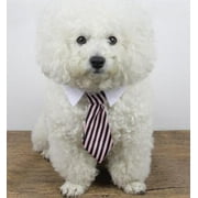 Dog Business Tie Collar Teddy Adjustable Bow Tie Necktie Collar for Birthday Wedding Valentine Costumes