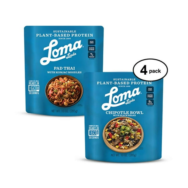 Loma Linda PlantBased Favorites Chipolte Bowl &amp; Pad