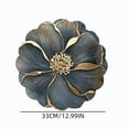thumbnail image 3 of Placemats,13" Navy Floral Round Table Mats,Non-Slip Heat Resistant & Washable Table Decor Mats for Dining Dinner Holiday Decoration Tabletop Home Kitchen, 3 of 6