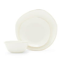 MoDRN Naturals 12pc Dinnerware Set, Ivory
