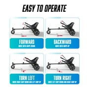 MIHOVER Adjustable HoverKart Self Balancing Scooter Seat Attachment, Balancing Scooter Go Kart Accessory for 6.5 8 10 Hover Board (Hoverboard not included)