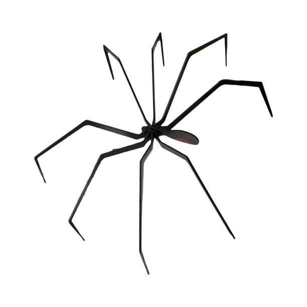 Decoración de araña de Halloween, adorno, aterrador, accesorio decorativo, juguete de animal realista para pared interior y exterior, patio, porche,