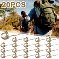 thumbnail image 1 of DQrwqpou Clip Encuadernación MOLLE Gear Organizador Multifunción Hebilla (Caqui), 1 of 7
