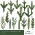thumbnail image 1 of 15 Piezas Pino Simulación Verde Pino Agujas Árbol Artificial Ramas PE Verde Navidad Pino Aguja Ramas Accesorios, 1 of 5