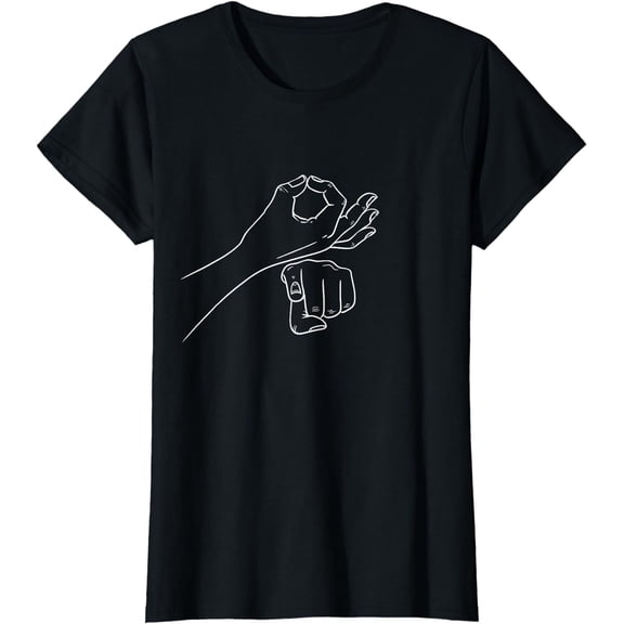 Funny ASL Sign Language Novelty Tee T-Shirt