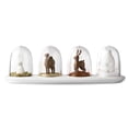 thumbnail image 2 of Hicess 4Pcs/Set Spice Jar Cute Transparent PP Four Seasons Plant Animals Spice Jar for Herb, 2 of 8