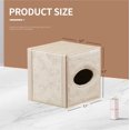 thumbnail image 2 of Box Cover Square, Upgrade 99% Compatible Large Size, Modern Tissue Box Holder for Napkin Facial Paper, Leather Dryer Sheet Dispenser Organizer,Night Stand, 2 of 5