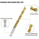 thumbnail image 3 of Titanium Hex Drill Bit Set 135 Degree Tip HSS Impact Drill Bit Set for Metal, Wood Quick Change Desi, 3 of 5