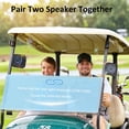 thumbnail image 4 of Altavoz Bluetooth para carrito de golf Altavoz inalámbrico portátil magnético con sonido estéreo fuerte Refuerzo de graves 20 horas de reproducción IPX7 Resistente al agua TWS y función de tarjeta SD, 4 of 5