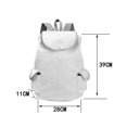 thumbnail image 2 of Women Cartoon Super Mom Life Momlife Mama Mother Print Linen Backpack Large Capacity Portable Preppy Style Drawstring Backpack, 2 of 7