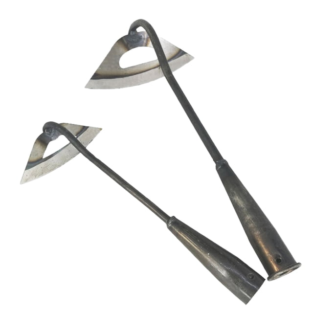 Apuakthei 2 piezas de herramientas manuales de jardinería, azada, herramienta de jardinería, pala de mano, accesorios para arrancar malezas