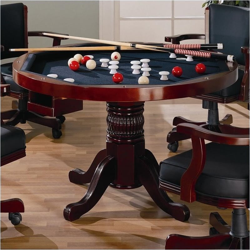 Bowery Hill 3-in-1 Game Table in Cherry - Walmart.com