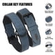 thumbnail image 3 of Collar para perros Didog de piel suave acolchada azul para perros grandes, 3 of 7