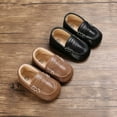 thumbnail image 2 of Mepaouo Infant Baby Boys Girls Loafers Leather Toddler Moccasins First Walking Crib Dress Shoes, 2 of 5