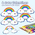 thumbnail image 3 of Set de 36 lápices 4E's Novelty Rainbow para el Día de San Valentín, 3 of 9