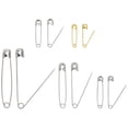 thumbnail image 2 of Assorted Safety Pins Brass and Zinc-Plated Sewing Fasteners 40 Pieces Pack, 2 of 5