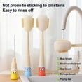 thumbnail image 2 of Juego de cepillos de silicona flexibles de 360 grados para botellas, kit de limpieza 5 en 1 con cerdas suaves y firmes, limpiador portátil para tapas de vasos., 2 of 8