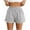 Gray, variant on Diufon Women Boxer Shorts Striped Elastic High Waisted Pajama Bottoms Casual Lounge Shorts with Pockets Sleepwear