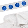 thumbnail image 3 of White Terry Cotton Adult Bibs with Velcro Closure - 18"x34" / 12-Pack, 3 of 5