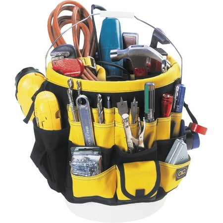 

Custom Leathercraft CLC Top-of-the-Line Tool Bucket Organizer Black/Yellow