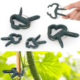 thumbnail image 2 of 80 Pieces Plant Clips Sturdy Clips Plant Clips for Plants Securing Supports Planting Rose Arches Trellis (40 Large + 40 Small), 2 of 5
