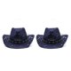 thumbnail image 4 of Sombrero de paja de vaquero Minnieouse para Mujer protección solar ala ancha, 4 of 6