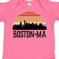 thumbnail image 4 of Inktastic Boston Massachusetts Skyline Sunset Boys or Girls Baby Bodysuit, 4 of 5