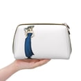 thumbnail image 4 of Large Clutch Leather Makeup Bag, Lipstick Girl Doodle Travel Toiletries Bag, Ladies Cosmetic Storage Bag, 4 of 8