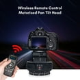 thumbnail image 4 of Andoer Ball head,100m Wireless Remote With Clip Panoramic Head Clip Camera Video Remote 9 Levels Head Rotation Panoramic 9 Levels Adjustable Motorized Pan Tilt Head 2- Panoramic Speed Eryue Dsfen, 4 of 6