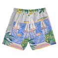 thumbnail image 7 of FORMRS Boys Swim Trunks Quick Dry Mesh Liner Boardshorts Sizes XS-XL, Seaside Boat, 7 of 7