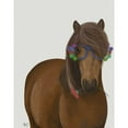 thumbnail image 3 of Fab Funky 20x24 Black Modern Framed Museum Art Print Titled - Horse and Flower Glasses, 3 of 5