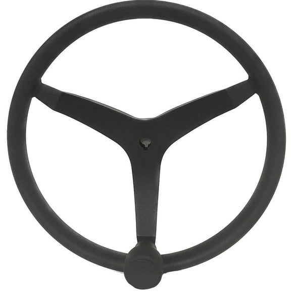 Volante Uflex V46-13.5 de acero inoxidable con botón de velocidad