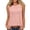 Pink, variant on Cilsoka Tank Tops for Women Sleeveless Summer Crewneck Casual Solid Color Loose Fit Basic Tunic Top 2026