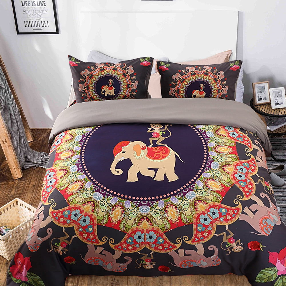 Pattern Printed Duvet Cover Set Home Soft Bedding Set Walmart Canada