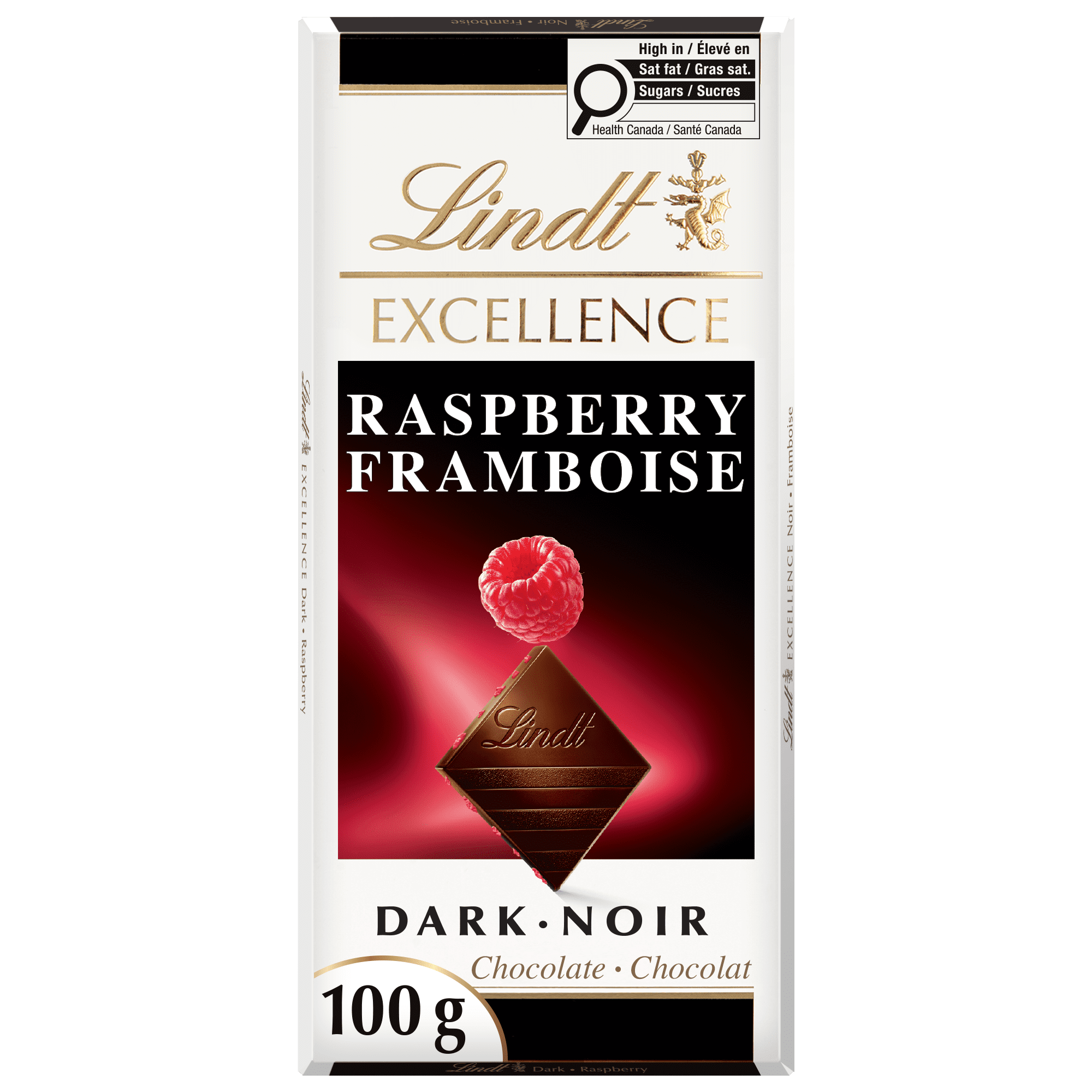 Walmart Raspberry Lindt Chocolate Lindt EXCELLENCE Raspberry Dark Chocolate Bar, 100g - Walmart.ca