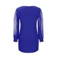 thumbnail image 7 of TaTaai Ladies Casual V Neck Long Sleeve Solid Color Bodycon Dress Tassel Design High Waist Slim Fit All Season Daily Wear Gift, 7 of 7