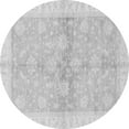 thumbnail image 1 of Ahgly Company Indoor Round Oriental Gray Traditional Area Rugs, 6' Round, 1 of 4