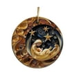 thumbnail image 4 of Xihbxyly Cosas Por Menos de 5 Dolares Colgante Navideño Misterioso Azul Marino y Dorado 8 Cm/3,14 Pulgadas, Acrílico Navideño, 4 of 4