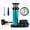 Blue, variant on Addmotor Bike Pump, Mini Bicycle Foot Pump with Pressure Gauge, Bicycle Floor Pumps, Bike Tire Air Pump, Black