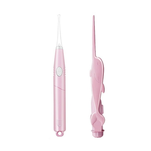 2Pcs/Set Ear Wax Removal LED Flashlight Stainless Steel Earpick Ear Wax Cleaner Tweezers Ear Cleaning Tool Set For Baby & Adults