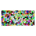 thumbnail image 2 of Disketp Colorful Tie Dye Stained Glass Gaming Mouse Mat Long Extended Mouse Pad Desk Mat Non-Slip Rubber Mice Pads Stitched Edges(315.5 x 16 x 0.12 Inches), 2 of 8