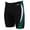 Black/Green/White, variant on (Price/each)Dolfin 8974C - Male Jammer Color Block-Black/Purple/White-24