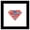Black Framed Version, variant on Gallery Pops DC Comics Superman - S-Shield Logo Red White Blue Wall Art, Unframed Version, 12" x 12"